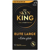 Skyn King Elite Extra Glide Large Condoms 10 Pack - Ultra Thin Large > Essentials > Condoms