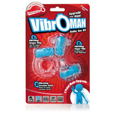 Vibroman Starter Kit – Mini Vibrators for Couples Exploration Sex Toy Set Blue > Sex Toys > Couples Toys
