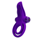 Pretty Love Vibrant (Purple) – Silicone Waterproof Vibrating Penis Ring with 10 Vibration Modes > Cock Ring > Vibrating