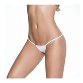 Clip Y Back Thong in White for Seamless Comfort and Minimal Visibility White Medium Large Panties