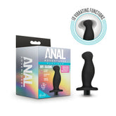 Anal Adventures Platinum Silicone Prostate Massager Toy Black > Anal Range > Prostate Massagers