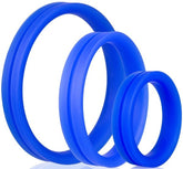 RingO Pro X3 – Durable True Silicone Cock Ring Set with Three Sizes > Cock Ring > Sets