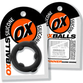 Oxballs Spinner (Black) – Mega-Stretch Silicone Cock Ring Black Cockrings