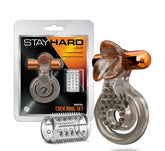 Stay Hard Vibrating Cock Ring Set with Textured Sleeve – Stamina Enhancer Multi > Cock Ring > Vibrating