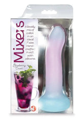 Mixers Blueberry Crush (Pink Lavender Blue) – 8 Inch Silicone Dildo Multi > Dildos > Neutral Dildos