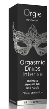 Orgie Orgasmic Drops Intimate Arousal Gel 1oz Red Apple Default Title > Essentials > Womens Enhancers