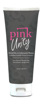 Pink Unity Hybrid Silicone Lubricant Tube 3.3 Oz Personal Use > Lube > Hybrid