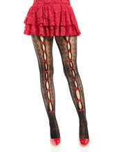 Sweetheart Striped Tights – Nylon and Spandex Lingerie Multi One Size > Clothes > Hosiery > Pantyhose & Tights