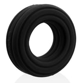 Roto Grooved Gripper-Ribbed Cockring Black Fog > Cock Ring > Single