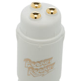 Pocket Rocket Mini Vibrator Compact Travel Petite Massager 4 Inches White Electric Massager
