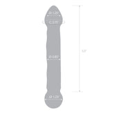 6.5 Inch Textured Full Tip Glass Dildo for Intense Pleasure DONGS Glass