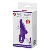 Vibrant Rabbit Cock Ring – Silicone Vibrating Penis Ring Purple > Cock Ring > Vibrating