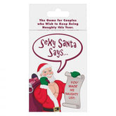 Sexy Santa Says – Holiday Themed Naughty Card Game for Couples Default Title Card Games