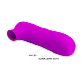 Pretty Love Magic Flute – Medical Grade Silicone Clitoral Suction Vibrator with 12 Functions Purple Air Pulsation