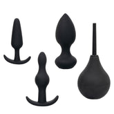 Pleasure Kits Anal Explorer Collection (Black) – Anal Toy Kit > Anal Range > Butt Plug Kits