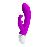 Pretty Love Christ Come Hither (Purple) – Rabbit Vibrator with Dual Motors and 7 Vibration Functions Purple > Vibrators > Standard Vibrators