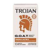 Trojan G.O.A.T. Non-Latex Condoms – Soft Flexible Condoms 10 Pack Default Title > Essentials > Condoms