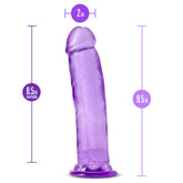 B Yours Plus Thrill N Drill (Purple) – Soft Realistic Dildo Purple Dildos & Dongs