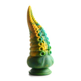 Creature Cocks Monstropus Tentacled Silicone Dildo (Marbled Green Yellow Blue) – Suction Cup Silicone Dildo Fantasy Dongs