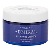 Admiral All Hands on Deck Masturbation Cream 8 Fl Oz Premium Moisturizing Lubricant with Almond Oil Masturbation Cream