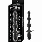 Ass-Sation Deep Dive Contoured Wand Anal Vibrator Black ANAL TOYS