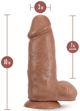 Au Naturel Chub (Mocha) – Realistic Large Dual Density Dildo Dongs Realistic