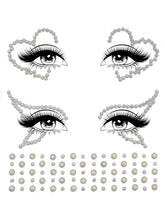 Ayla Glow In The Dark Adhesive Rhinestone Face And Body Jewelry Body Jewelry (Non Piercing)