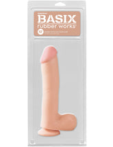 Basix Rubber Works 10 Inch Realistic Dildo with Suction Cup Dongs Realistic