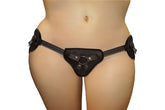 Beginners Plus Size Black Strap-On Harness with Adjustable Straps Harnesses & Strap-Ons