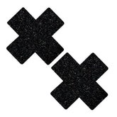 Black Malice Glitter X Factor Nipztix Glitter Pasties Apparel Pasties