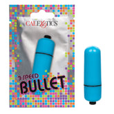 Blue 3-Speed Bullet Vibrator Travel Size With Smooth ABS Shell BULLETS & EGGS