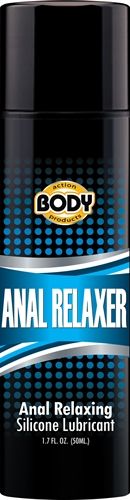 Body Action Anal Relaxer Silicone Lubricant 1.7 Oz Cream Anal Lubricant