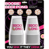 Boobie Beer Pong Drinking Game Party Set With Cups And Balls Gag Gifts & Novelties