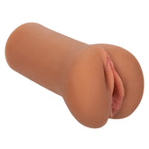 Boundless Vulva Masturbator Flesh Brown Strokers - Manual