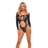 Butterfly Net Bodysuit for Playful Lingerie Enthusiasts Bodystocking