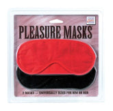 CalExotics Pleasure Masks 2 Pack Erotic Blindfolds for Adults Blindfold
