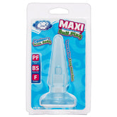 Cloud 9 Blue Maxi Tapered Anal Plug Soft Flexible Base 3.94 Inch Butt Plugs