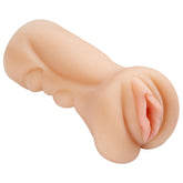 Cloud 9 Pocket Pussy Stroker Masturbator in Realistic Flesh Tone Strokers - Manual