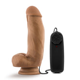Coverboy Mocha Mma Fighter Realistic Vibrator Dildo 7 Inch DONGS Vibrating