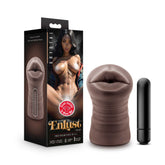 Enlust Krystal (Brown) – Luxurious Vibrating Male Stroker Strokers - Vibrating