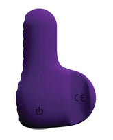 Nea Rechargeable Finger Vibe (Deep Purple) – Powerful Silicone Finger Vibrator Purple Finger Stimulator