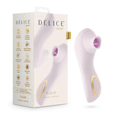 Delice Fleur Clitoral Stimulator Air Pulsing Vibrator Purple AIR PULSATION
