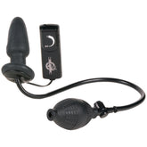 Deluxe Inflatable Multi-Speed Vibrating Anal Plug Black > Anal Range > Anal Inflatables