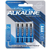 Doc Johnson AAA Alkaline Batteries 4 Pack for Adult Devices Batteries