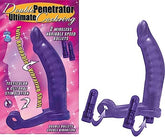 Double Penetrator Ultimate Purple Cockring with Multi-Speed Bullet > Cock Ring > Vibrating