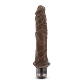 Dr Skin Vibe 8 Chocolate Realistic Vibrating Dildo 10 Inch DONGS Vibrating