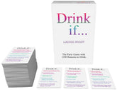 Drink If Ladies Night Edition Drinking Game for Girls Party Fun Games
