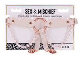 Peaches N Creame Pearl Garters (Peach) – Elegant Garters Default Title Hosiery