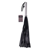 Edge Flogger Whip with Metal Handle for Impact Play Whips & Paddles