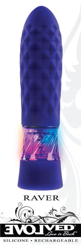 Evolved Novelties Raver Purple Mini Vibrating Clitoral Bullet Vibrators